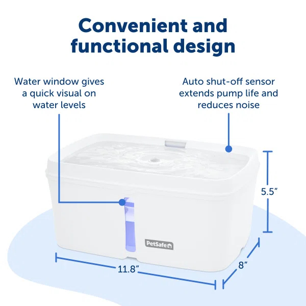 PetSafe PetSafe Viva Pet Fountain, Plastic Tray