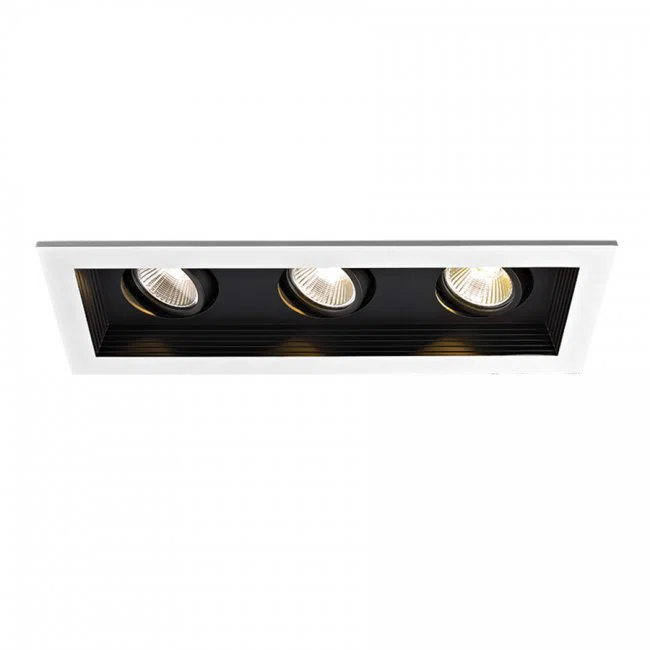 WAC Lighting LED Adjustable Recessed Trim MT-3LD311R-F930BK
