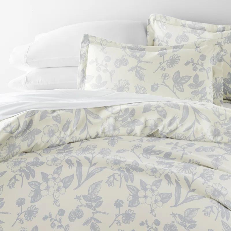 Home Garden Pattern Duvet Cover Set