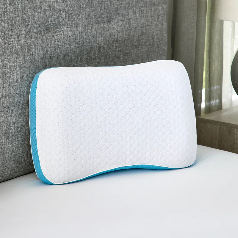 BodiPEDIC Side and Back Sleeper Gel-Infused Memory Foam Pillow