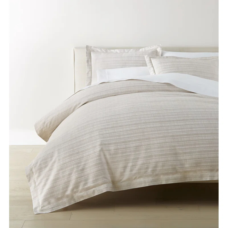 Peacock Alley Biagio Standard Cotton Reversible Modern & Contemporary Duvet Cover