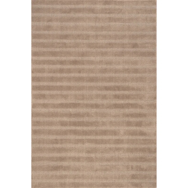 Ebern Designs Vestry Striped Wool Area Rug