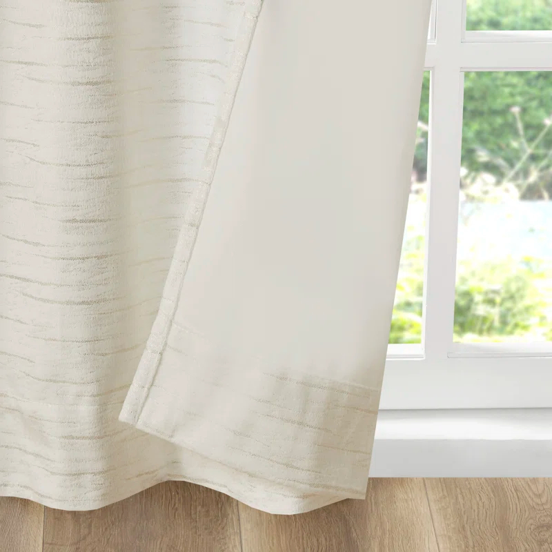 510 Design Colt Room Darkening Poly Velvet Rod Pocket/Back Tab Curtain Panel Pair (Set of 2)
