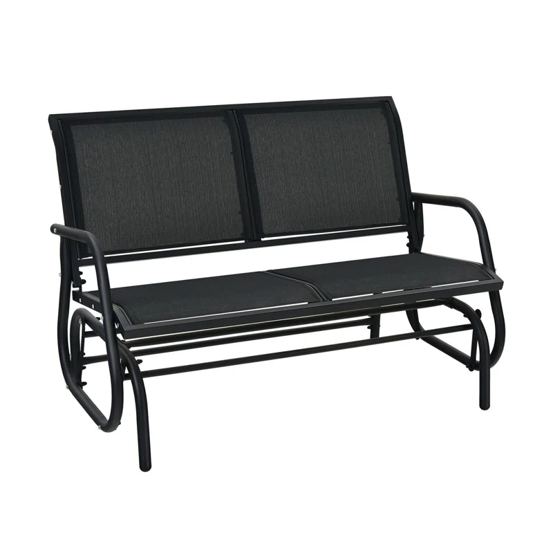 Lark Manor™ Annemaria Glider Metal Bench
