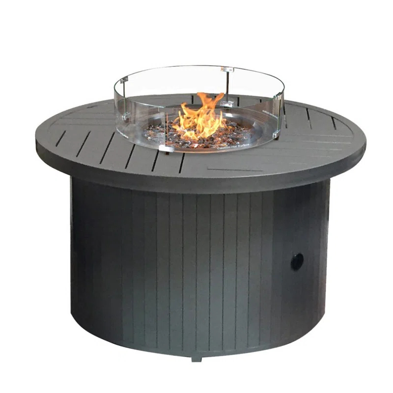 AZ Patio Heaters 22'' Round Glass Fire Pit Accessory