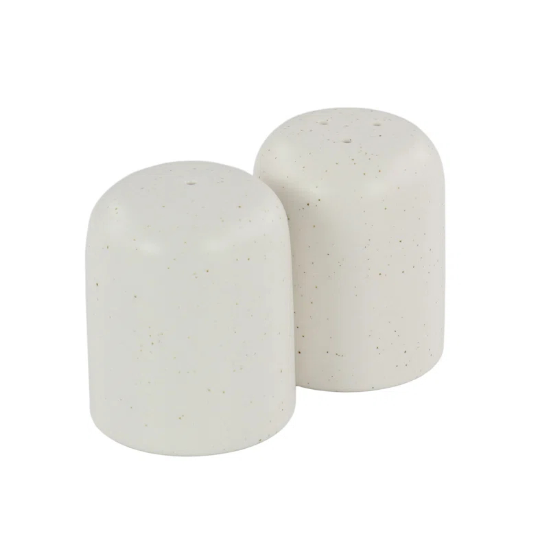 Gibson Gibson Mio 2.3 Inch Salt and Pepper Shaker Set in Sea Salt