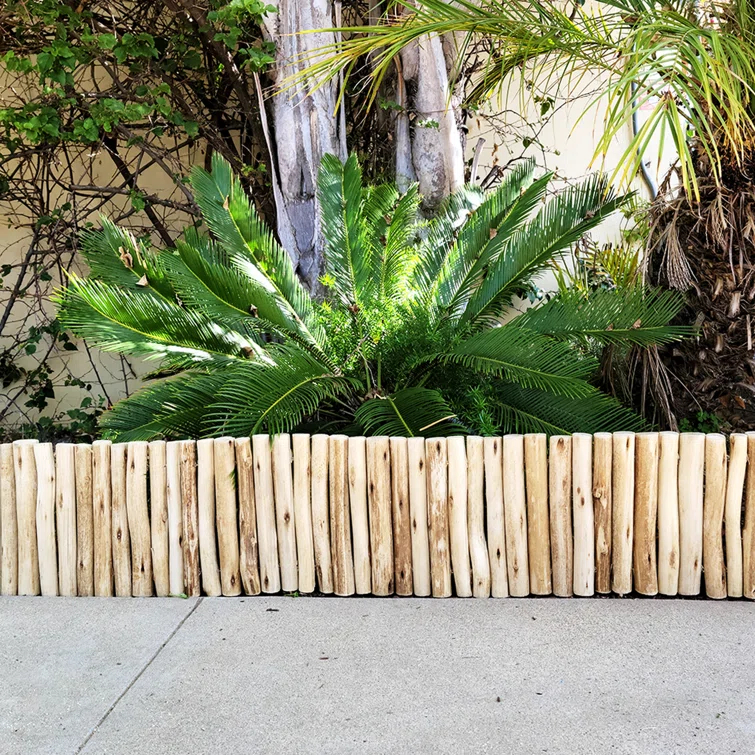Backyard X-Scapes Eucalyptus Outdoor Garden Borders Wood Lawn Edging