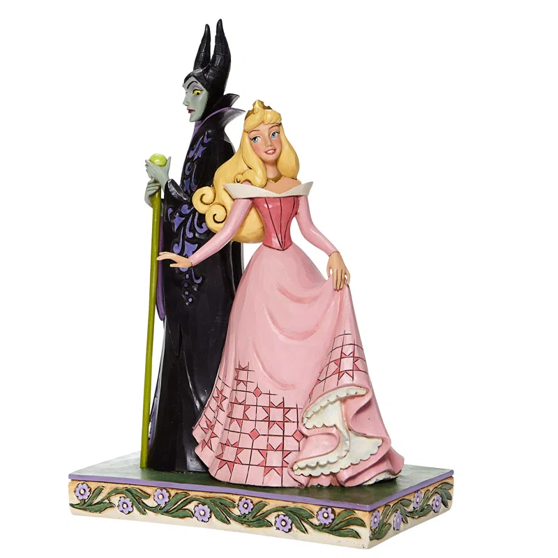 enesco Disney Traditions Jim Shore Aurora & Maleficent Figurine 9in H