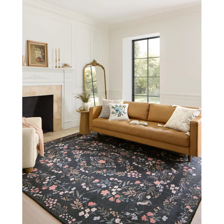 Rifle Paper Co. x Loloi Maison Tuileries Navy Rug