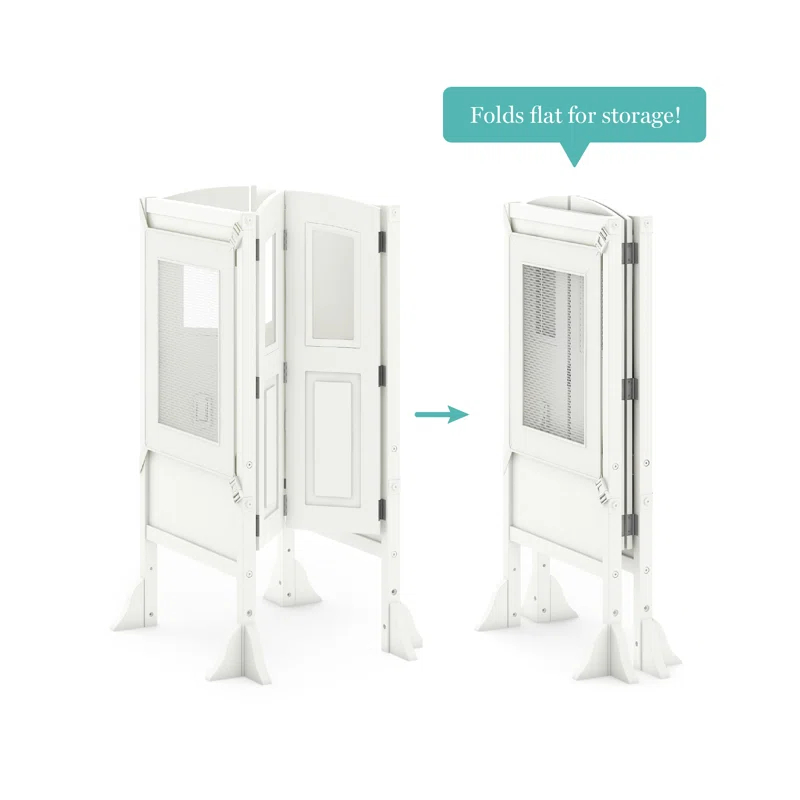 Martha Stewart Martha Stewart Living & Learning Kids' Kitchen Helper Foldable Step Stool