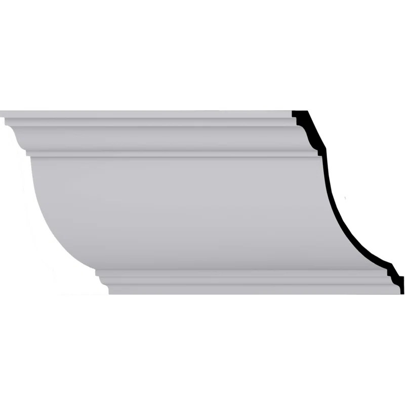Ekena Millwork 11 7/8"H x 11 7/8"P x 16 5/8"F x 94 1/2"L Claremont Crown Moulding