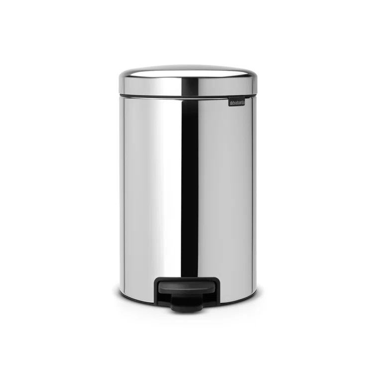 Brabantia Newicon Step On Trash Can, 3.2 Gallon (12 Liter)