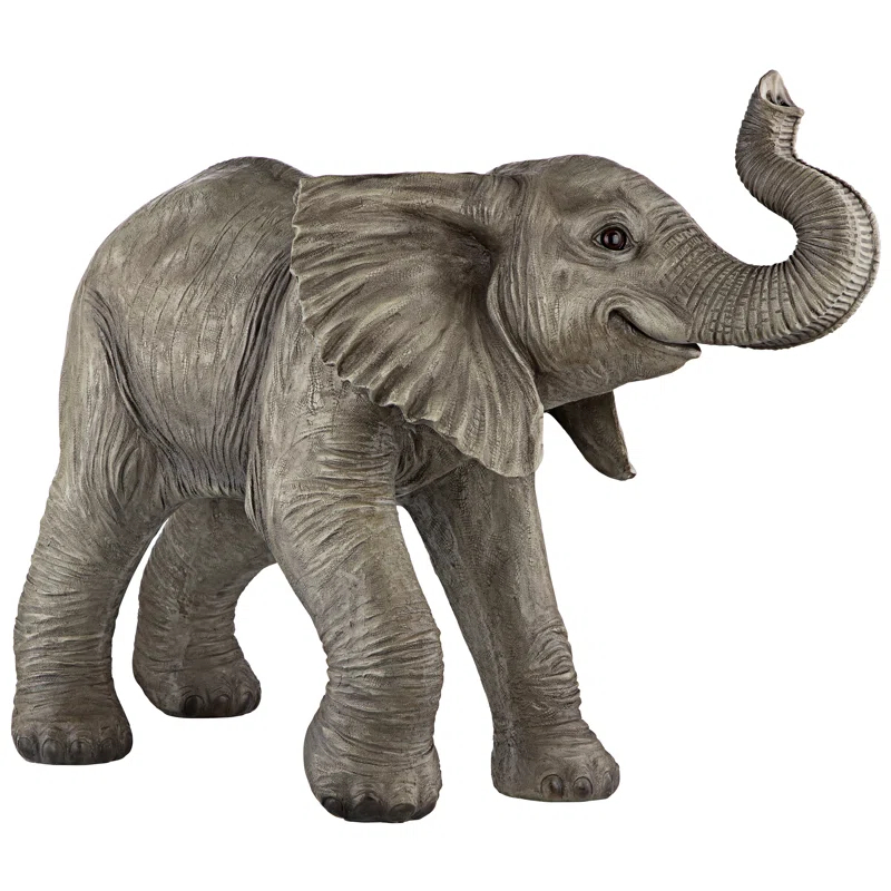 Dakota Fields Kalamazoo Elephant Weather Resistant Resin Garden Statue