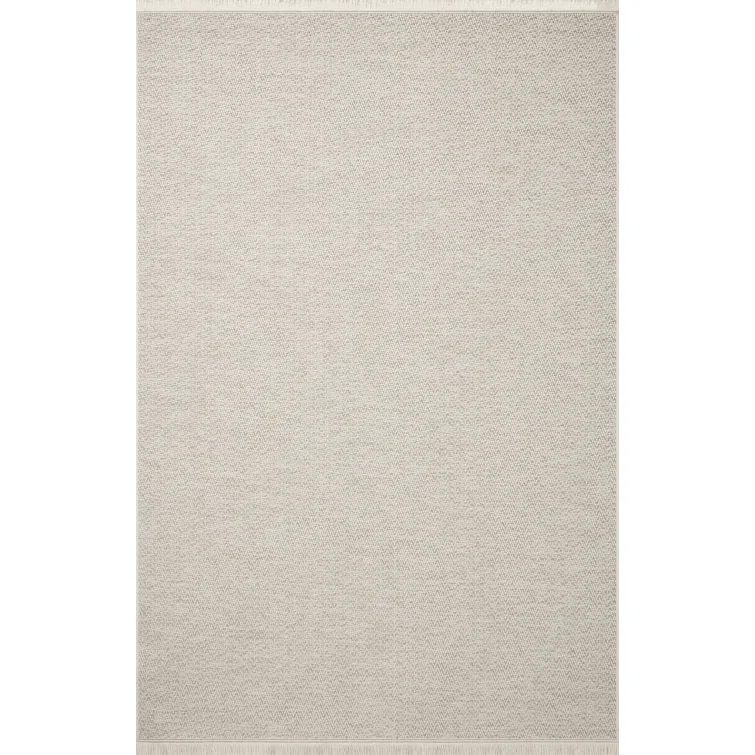 Amber Lewis x Loloi Amber Lewis x Loloi Malibu Ivory / Dove Indoor / Outdoor Area Rug