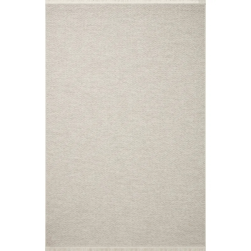 Amber Lewis x Loloi Amber Lewis x Loloi Malibu Ivory / Dove Indoor / Outdoor Area Rug