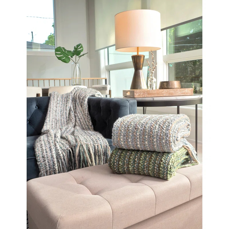 Bedford Collections Machine Woven Throw Blanket