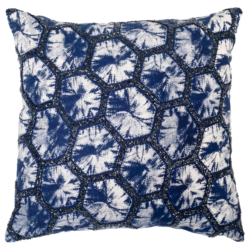 Safavieh Delra Embroidered Cotton Throw Pillow