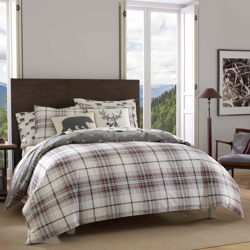 Eddie Bauer Alder Plaid Cotton Comforter Set