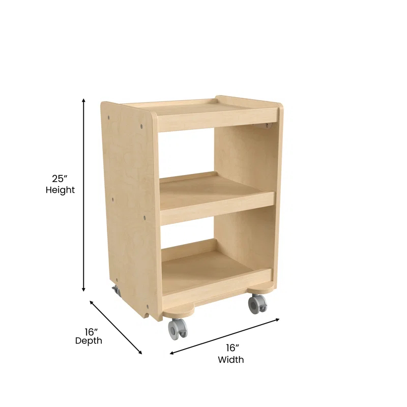 Bright Beginnings Manufactured Wood Teaching Cart