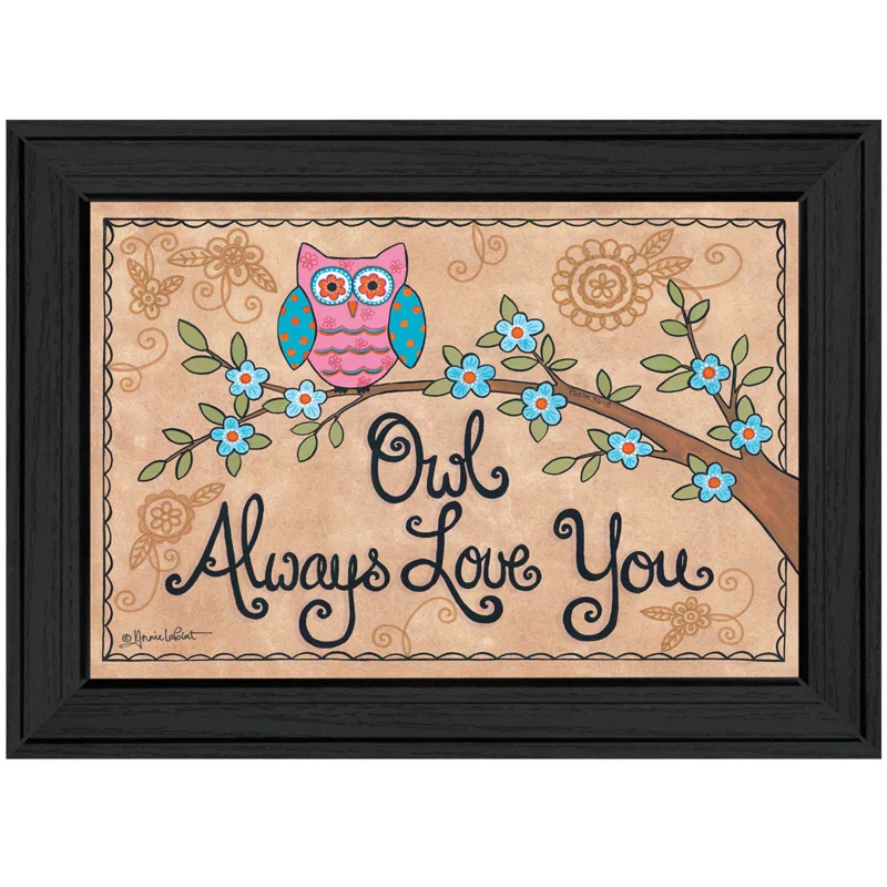 Trendy Decor 4U " Owl Always Love You " by Annie Lapoint