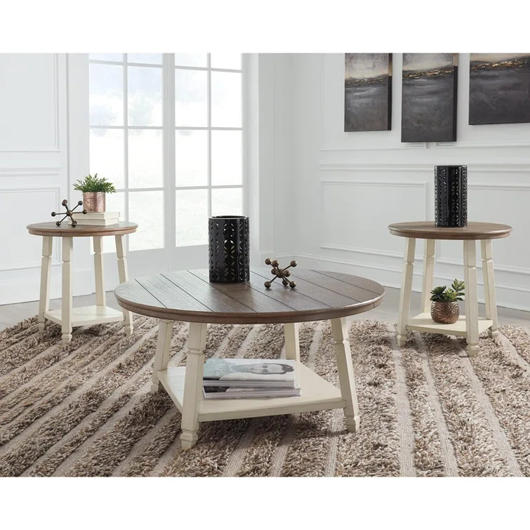 August Grove® Hackett 3 - Piece Living Room Table Set