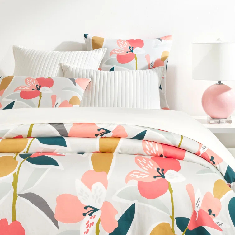 Pine Cone Hill Lilium Multi Duvet Cover | Wayfair