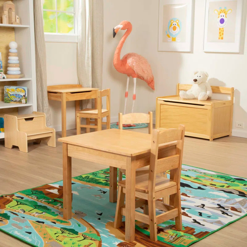 Melissa & Doug Kids Play Or Activity Table and Chair Set