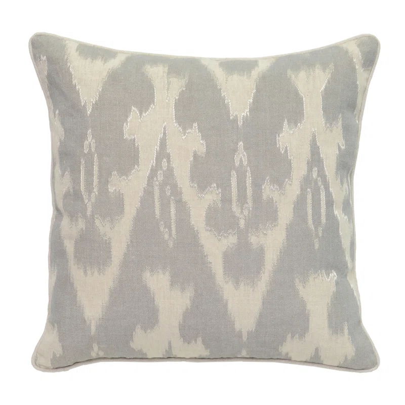 Villa by Classic Home Fay Embroidered Reversible Throw Pillow