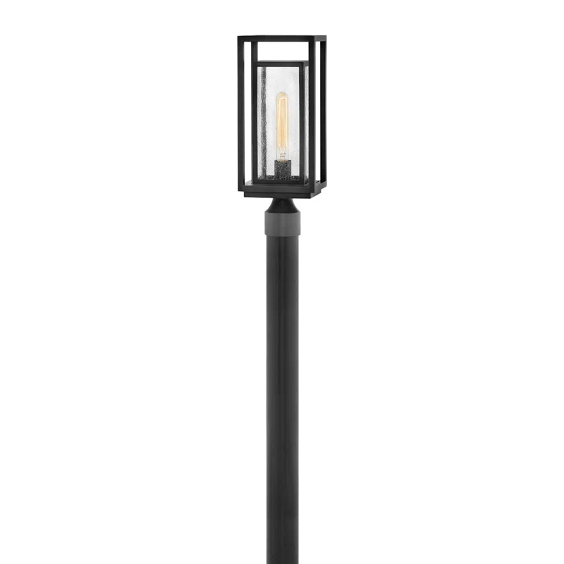 Hinkley Republic Black 1 - Light 17" H Hardwired Lantern Head