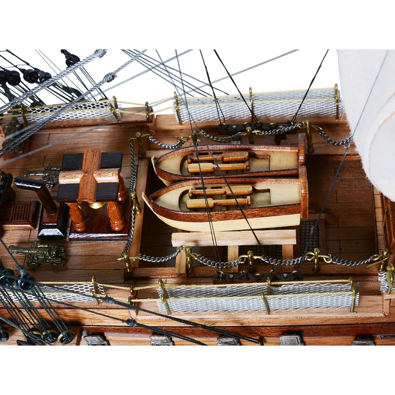 Old Modern Handicrafts HMS Victory Limited Edition Downwind Full Sails Only 100 Units Produced Admiral Line