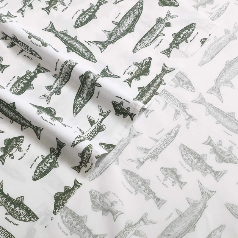 Eddie Bauer Eddie Bauer Printed Cotton Percale Sheet Sets