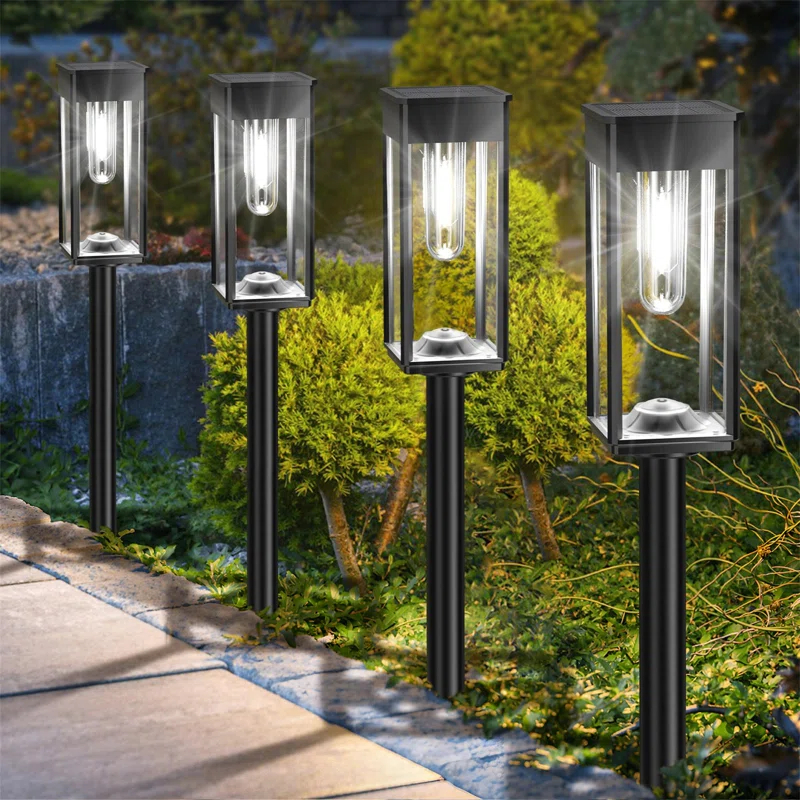 Cool White Solar Powered Integrated LED Pathway Light