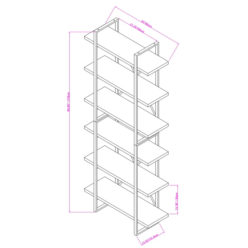 Davee Etagere Bookcase