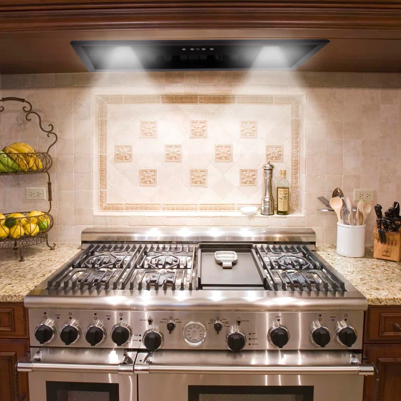 Akicon Akicon Stainless Steel 600 CFM Ducted (Vented) Insert Range Hood with Charcoal Filter