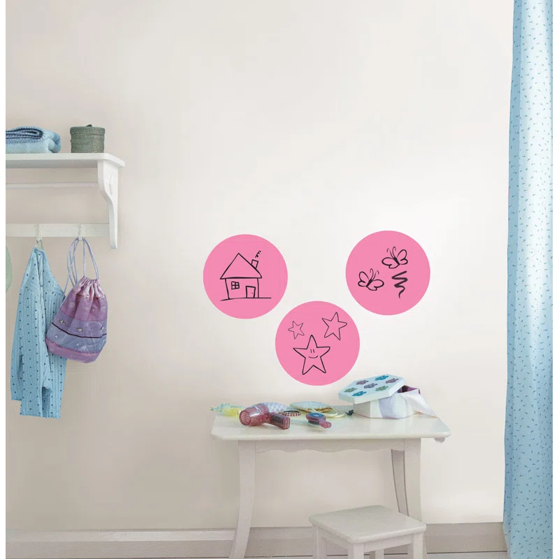 WallPops! No Subject Non-Wall Damaging Whiteboard Decals (Set of 3)