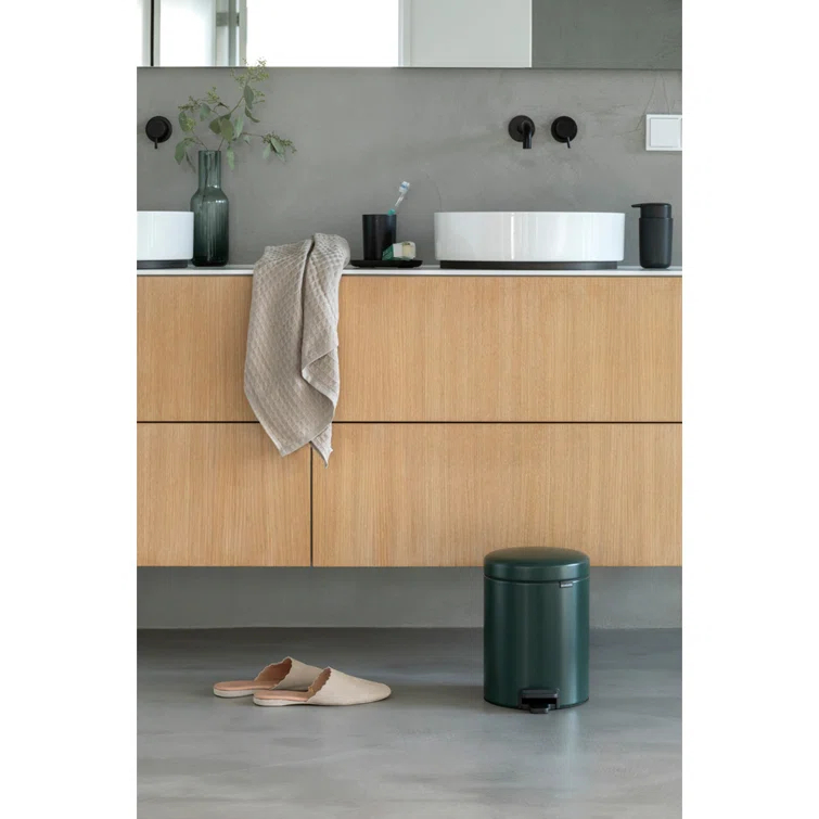 Brabantia NewIcon Step On Trash Can, 1.3 Gallon (5 Liter)