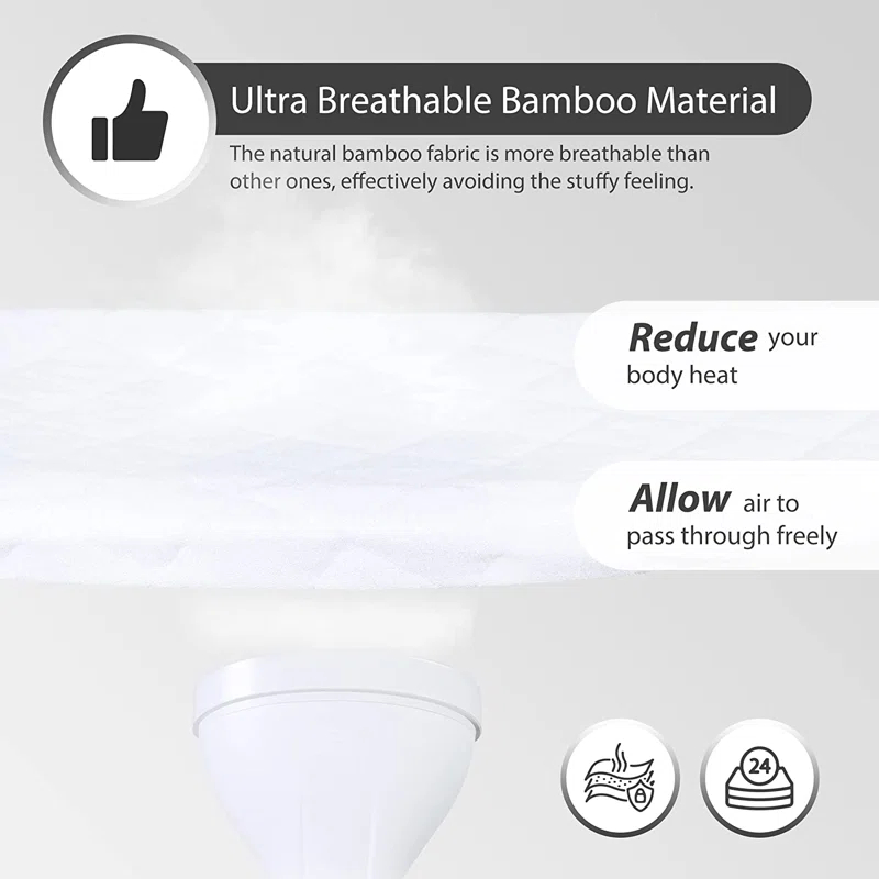 Alwyn Home Chaseburg Standard Crib/Toddler Rectangle Mattress Protector (Set of 2)