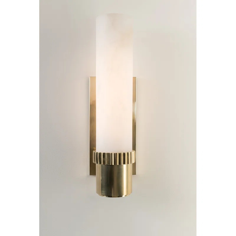 Hudson Valley Lighting Argon Solid Brass Flush Mounted Sconce