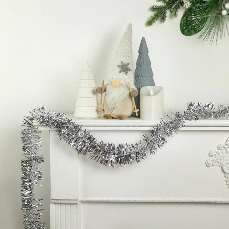 Tinsel Christmas Garland - Unlit