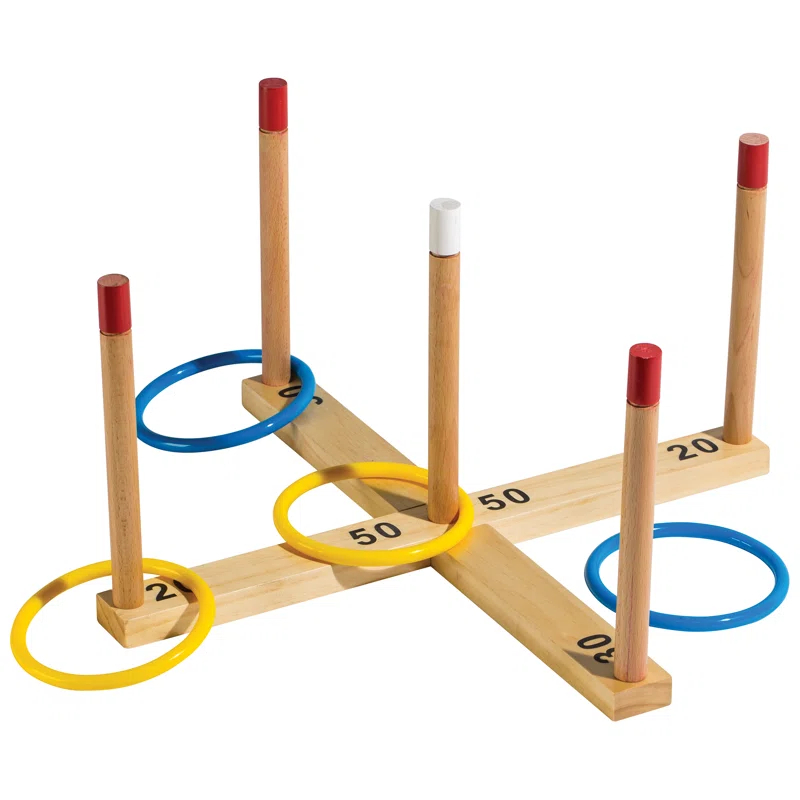 Franklin Sports Wooden Ring Toss