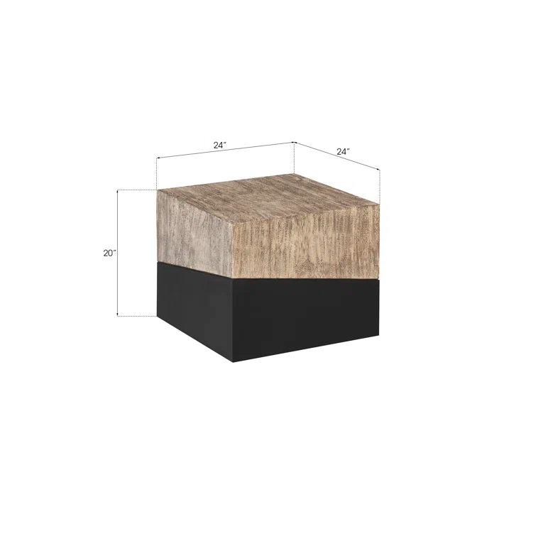 Phillips Collection Geometry Solid End Table