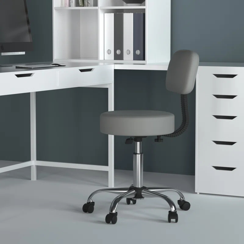 Boss Office Products Vinyl Drafting Chair