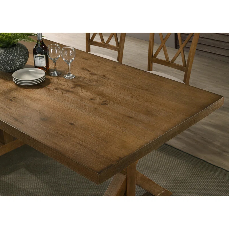 Lark Manor™ Tamika Enna Morden Farmhouse Wood Dining Table