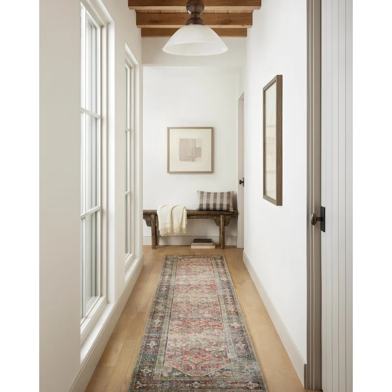 Amber Lewis x Loloi Georgie Red / Navy Area Rug