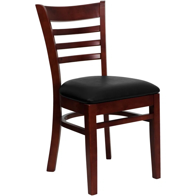 Red Barrel Studio® Ladder Back Wooden Restaurant Chair