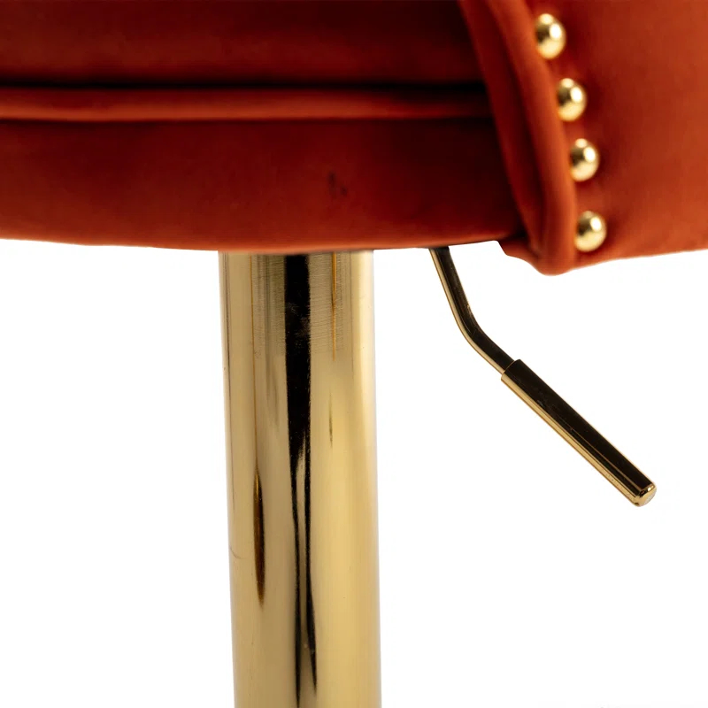Rosdorf Park Swivel Adjustable Height Counter Stool (Set of 2)