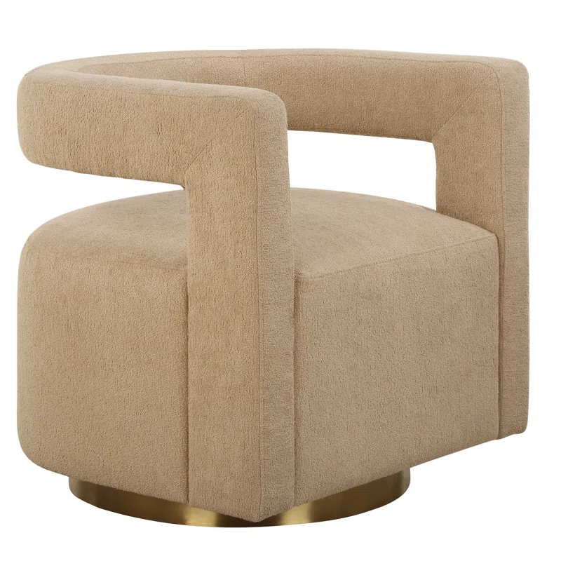 Uttermost Uttermost Grounded Modern Swivel Chair