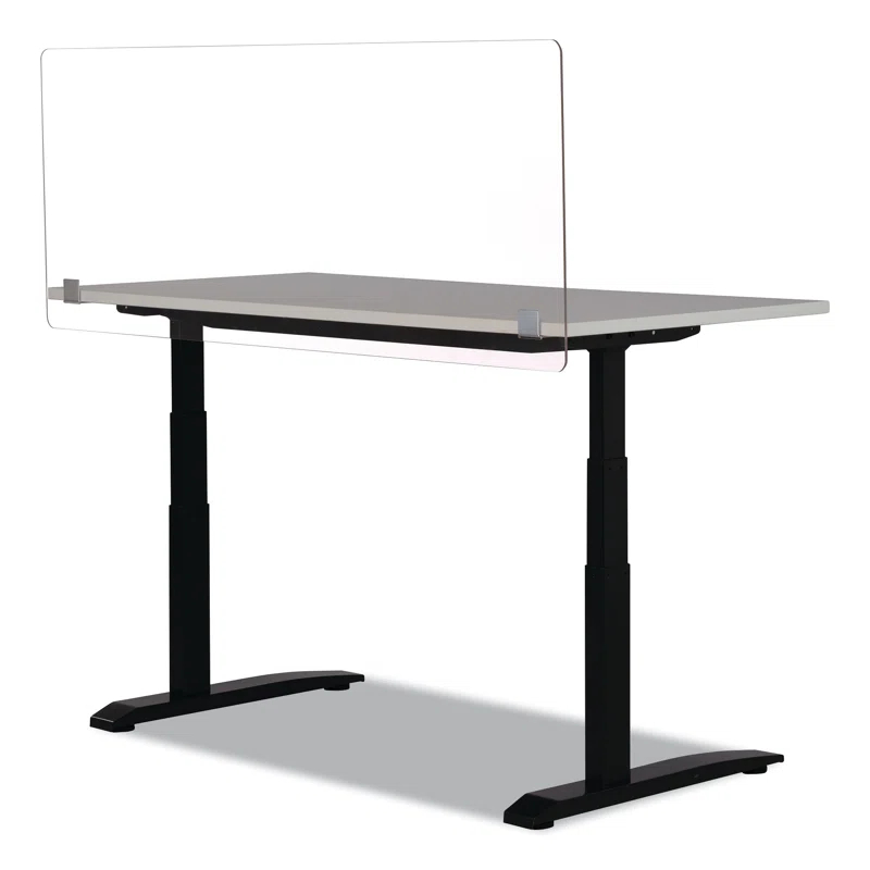 Safco® Plastic/Acrylic 1 Panel Desk Divider