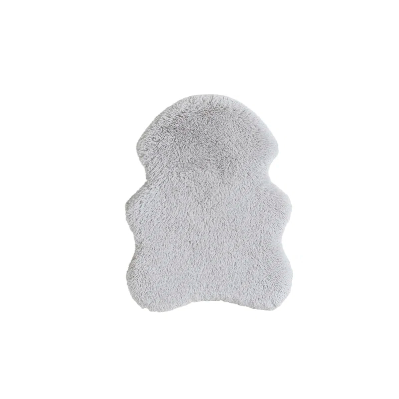 Friends Forever Nala Puprug Faux Fur Orthopedic Dog Bed with Foam, Pup Faux Fur Rug with Removable Bed Cover