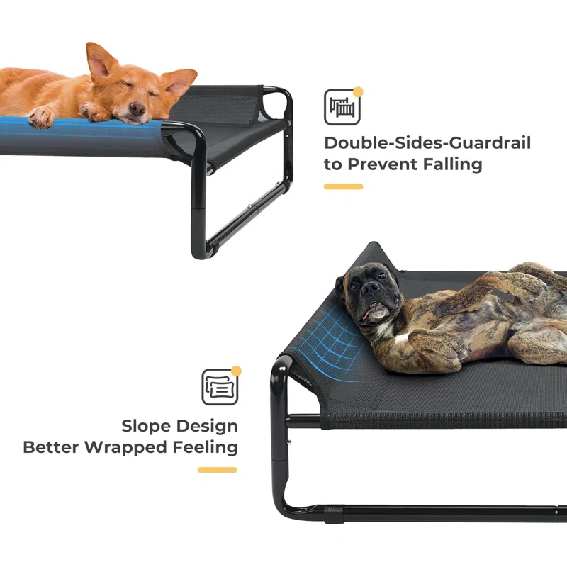 Tucker Murphy Pet™ Outdoor Raised Cots Bed For Large Dogs